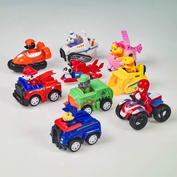 فیگور9 عددی سگهای نگهبان پاوپاترول paw patrol با ماشین  مدل 6632