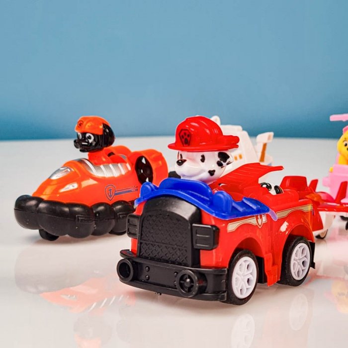 فیگور9 عددی سگهای نگهبان پاوپاترول paw patrol با ماشین  مدل 6632