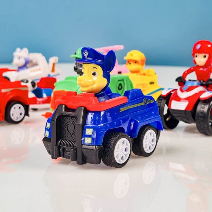فیگور9 عددی سگهای نگهبان پاوپاترول paw patrol با ماشین  مدل 6632