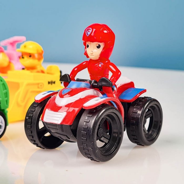 فیگور9 عددی سگهای نگهبان پاوپاترول paw patrol با ماشین  مدل 6632