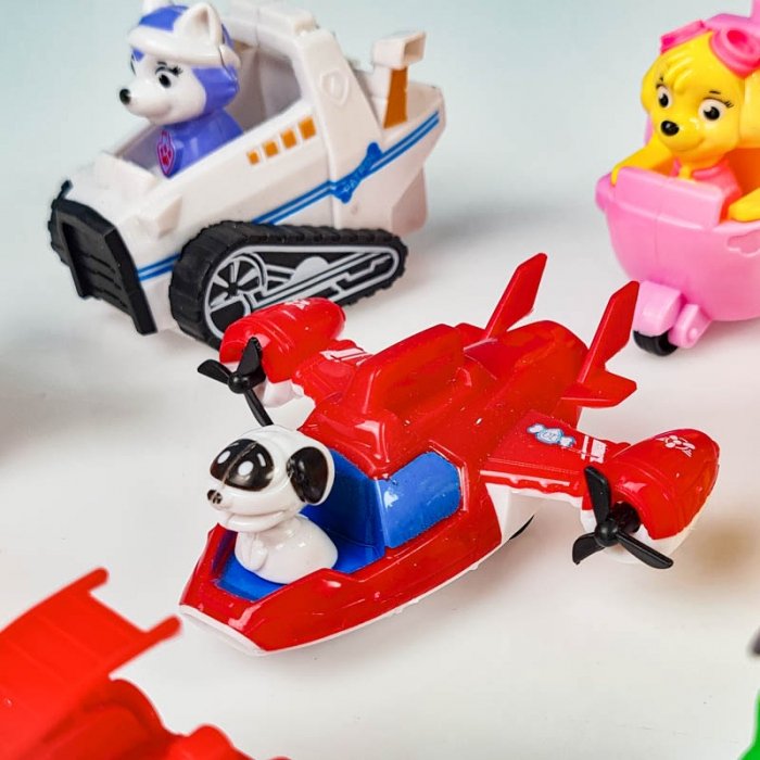 فیگور9 عددی سگهای نگهبان پاوپاترول paw patrol با ماشین  مدل 6632