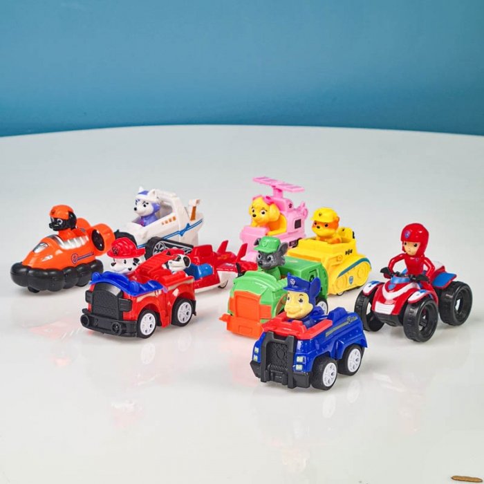 فیگور9 عددی سگهای نگهبان پاوپاترول paw patrol با ماشین  مدل 6632