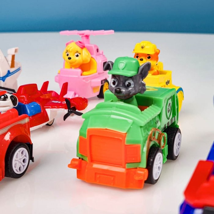 فیگور9 عددی سگهای نگهبان پاوپاترول paw patrol با ماشین  مدل 6632