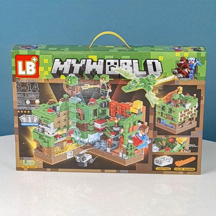 اسباب بازی لگو ماینکرفت 501 تکه کد LB607