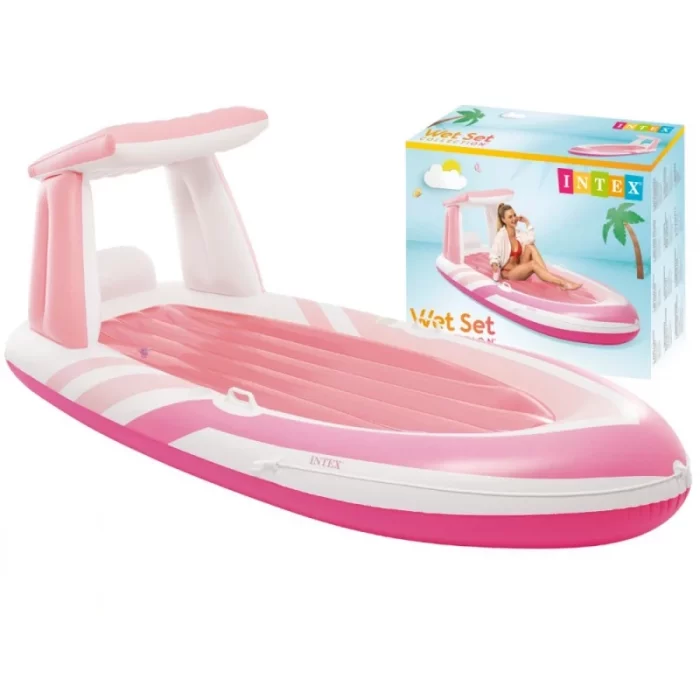 شناور قایق بادی اینتکس intex  صورتی کد 57804