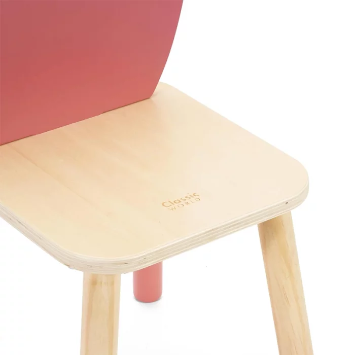 صندلی چوبی کودک کلاسیک ورلد classic world مدل لاله کد 60510