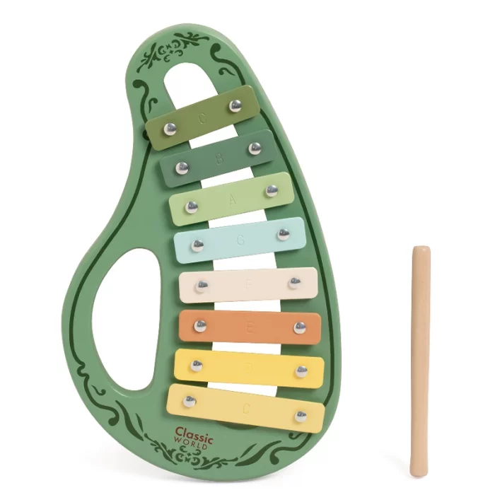 اسباب بازی زایلوفون چوبی کلاسیک ورلد Vintage Xylophone classic world کد 40578