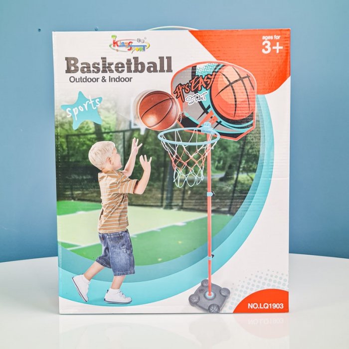 حلقه بسکتبال کودک به همراه توپ کد LQ1903