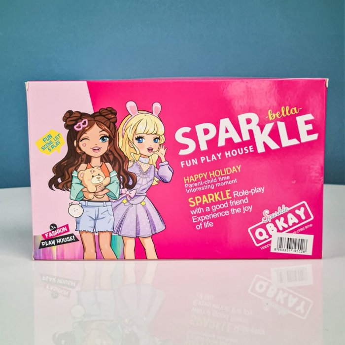 اسباب بازی خانه عروسکی مدل پانسیون گربه SPARKEL BELLA کد P/7018/B