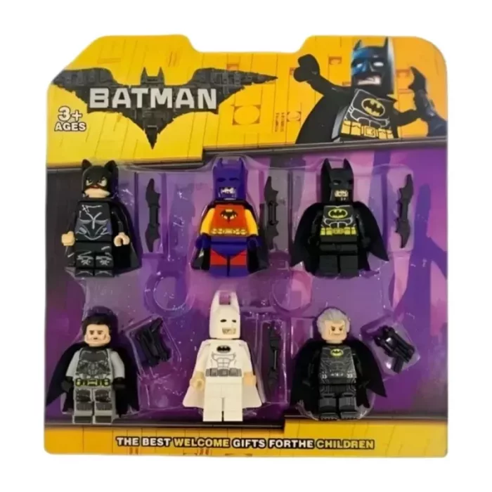 مینی فیگور لگو 6 عددی طرح بتمن کد 22648