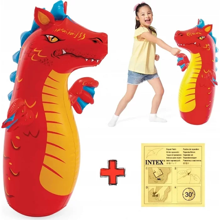 کیسه بوکس بادی اینتکس intex مدل اژدها کد P/44669/D