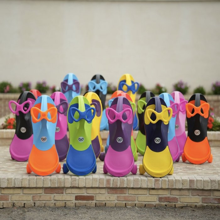 سه چرخه لوپ کار چرخ ژله ای مشکی سبز PSA1786