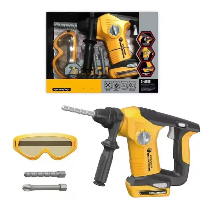 دریل اسباب بازی  با عینک ست 6 عددی کد T016