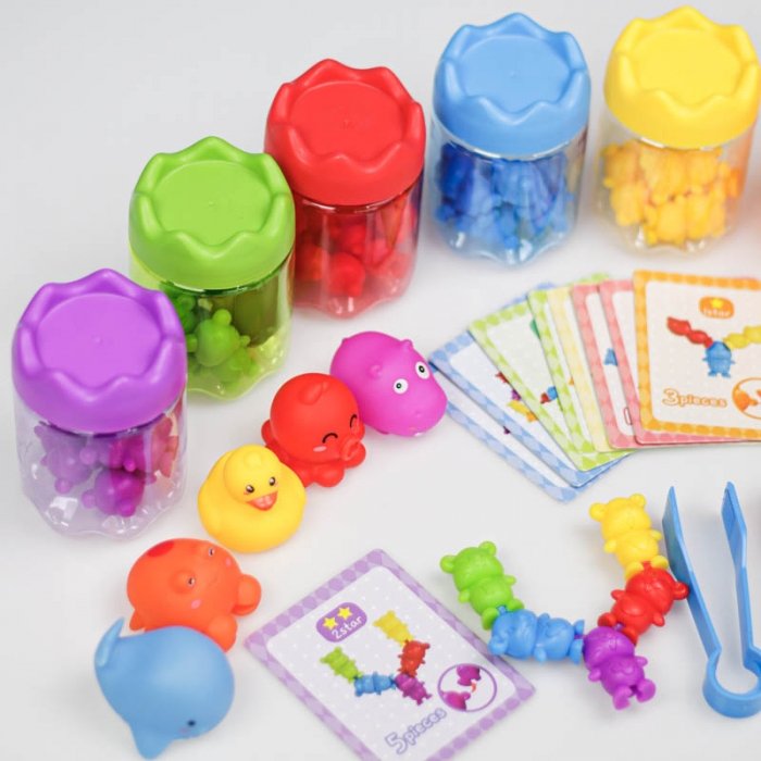 اسباب بازی مونته سوری رنگ ها و حیوانات کد 218886