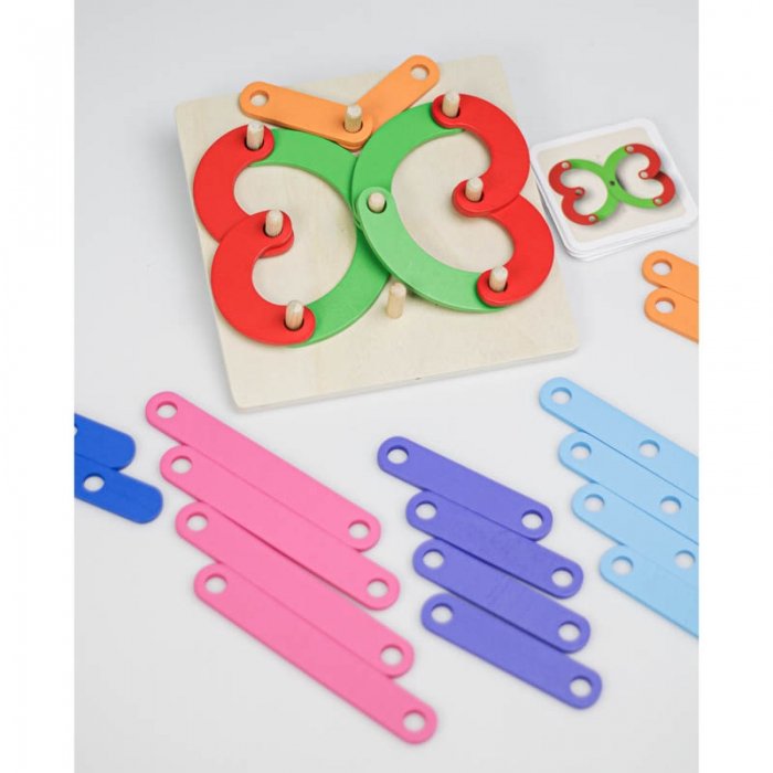 پازل آموزشی تطابق اشکال چوبی کد JHTOY656