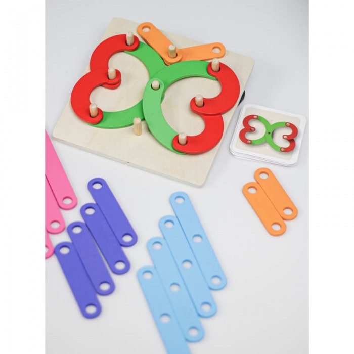 پازل آموزشی تطابق اشکال چوبی کد JHTOY656