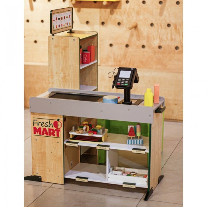 اسباب بازی سوپرمارکت چوبی ملیسا و داگ melissa & doug Fresh Mart Grocery Store کد 9340
