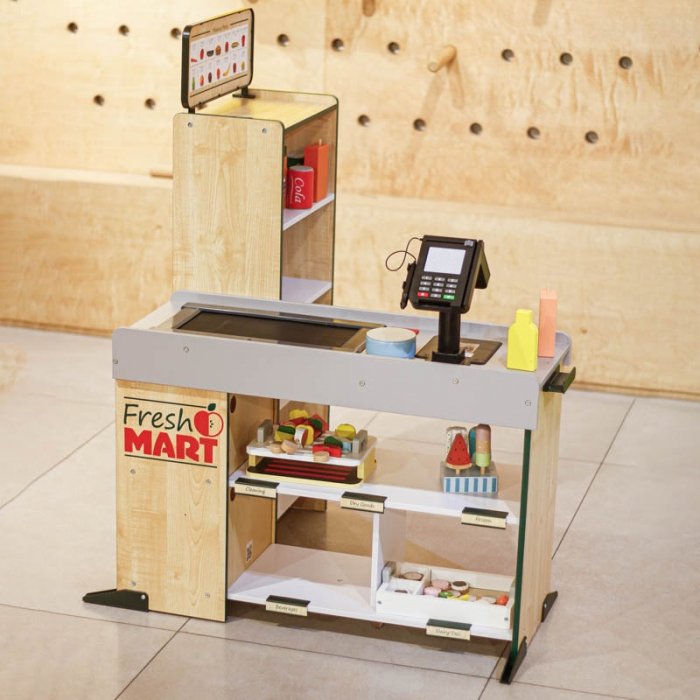 اسباب بازی سوپرمارکت چوبی ملیسا و داگ melissa & doug Fresh Mart Grocery Store کد 9340