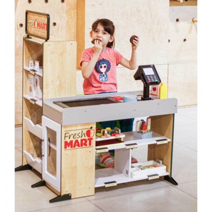اسباب بازی سوپرمارکت چوبی ملیسا و داگ melissa & doug Fresh Mart Grocery Store کد 9340