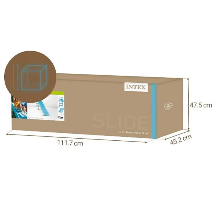 سرسره کودک پایه فلزی 4 پله اینتکس INTEX کد 44107