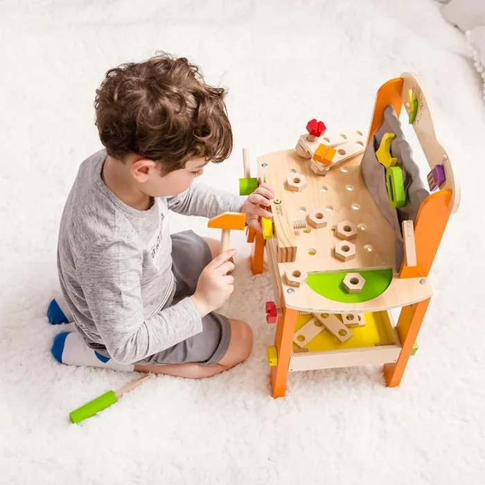 اسباب بازی میز ابزار چوبی کلاسیک ورلد classic world Tool Bench کد 3646