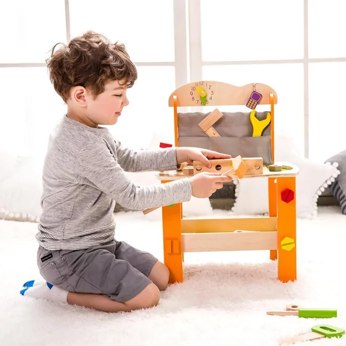 اسباب بازی میز ابزار چوبی کلاسیک ورلد classic world Tool Bench کد 3646
