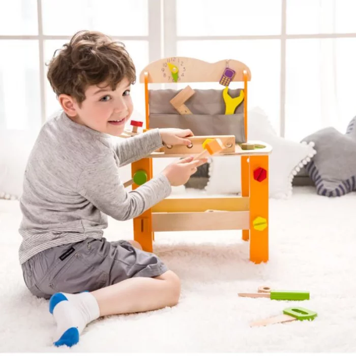 اسباب بازی میز ابزار چوبی کلاسیک ورلد classic world Tool Bench کد 3646