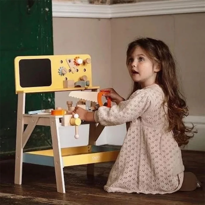 اسباب بازی میز ابزار چوبی کلاسیک ورلد classic world Modern Tool Bench کد 20176