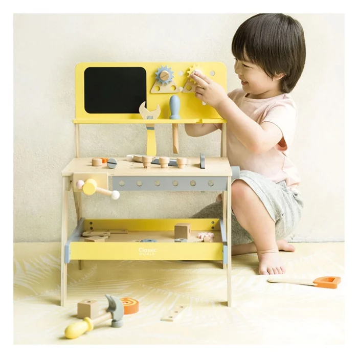 اسباب بازی میز ابزار چوبی کلاسیک ورلد classic world Modern Tool Bench کد 20176