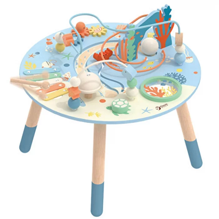 میز فعالیت و بازی چوبی کلاسیک ورلد classic world Multi Activity Table کد 20238