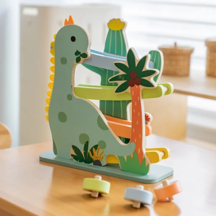 ریسینگ چوبی دایناسور کلاسیک ورلد classic world Dinosaur Slide کد 20249