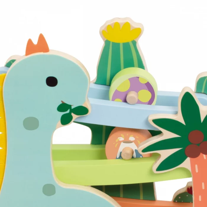 ریسینگ چوبی دایناسور کلاسیک ورلد classic world Dinosaur Slide کد 20249