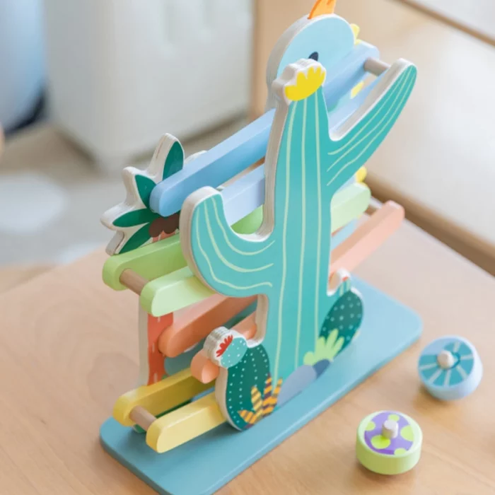 ریسینگ چوبی دایناسور کلاسیک ورلد classic world Dinosaur Slide کد 20249