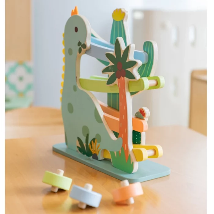 ریسینگ چوبی دایناسور کلاسیک ورلد classic world Dinosaur Slide کد 20249