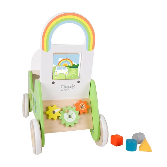 واکر چوبی 2 در 1 کلاسیک ورلد classic world rider walker کد 10509