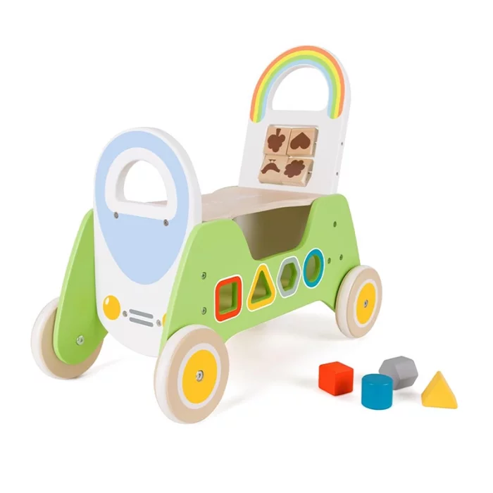 واکر چوبی 2 در 1 کلاسیک ورلد classic world rider walker کد 10509