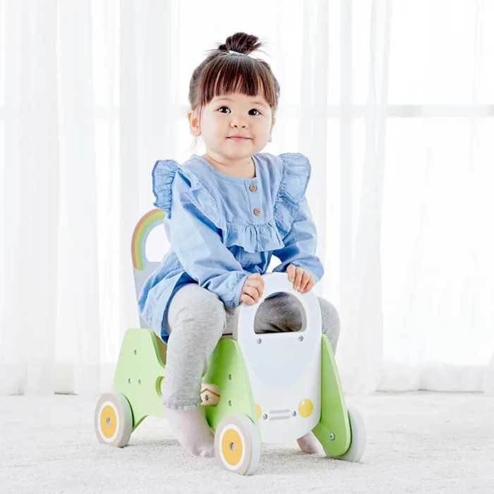 واکر چوبی 2 در 1 کلاسیک ورلد classic world rider walker کد 10509