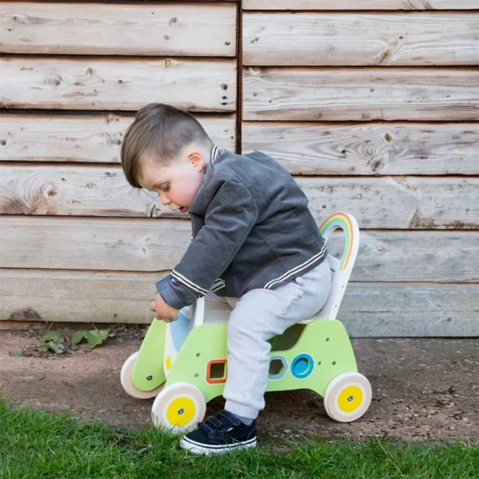 واکر چوبی 2 در 1 کلاسیک ورلد classic world rider walker کد 10509