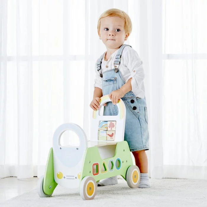 واکر چوبی 2 در 1 کلاسیک ورلد classic world rider walker کد 10509
