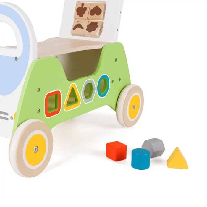 واکر چوبی 2 در 1 کلاسیک ورلد classic world rider walker کد 10509