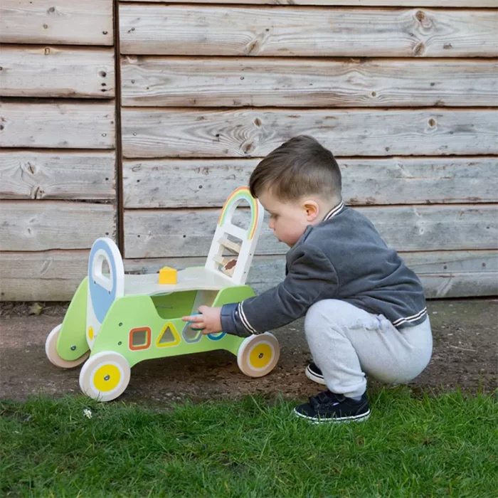 واکر چوبی 2 در 1 کلاسیک ورلد classic world rider walker کد 10509