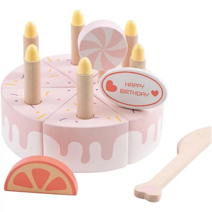 اسباب بازی چوبی کیک تولد کلاسیک ورلد classic world birthday cake کد 50563