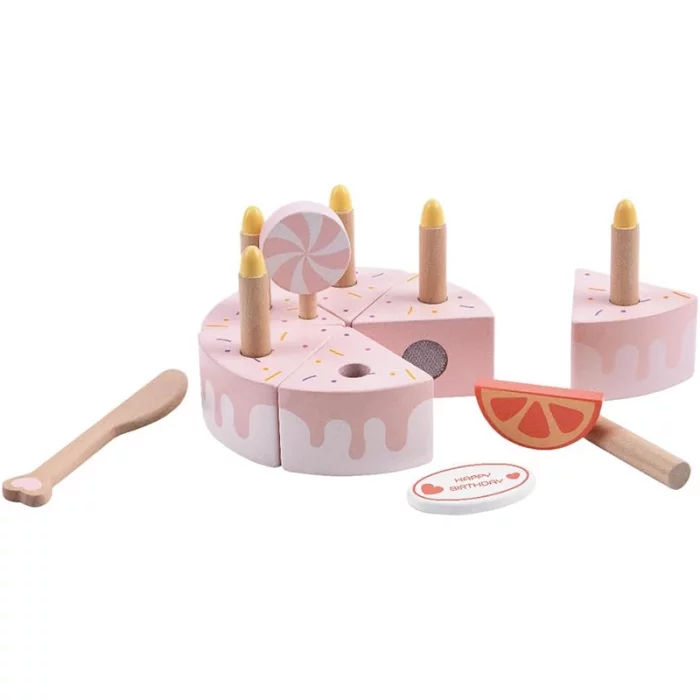 اسباب بازی چوبی کیک تولد کلاسیک ورلد classic world birthday cake کد 50563