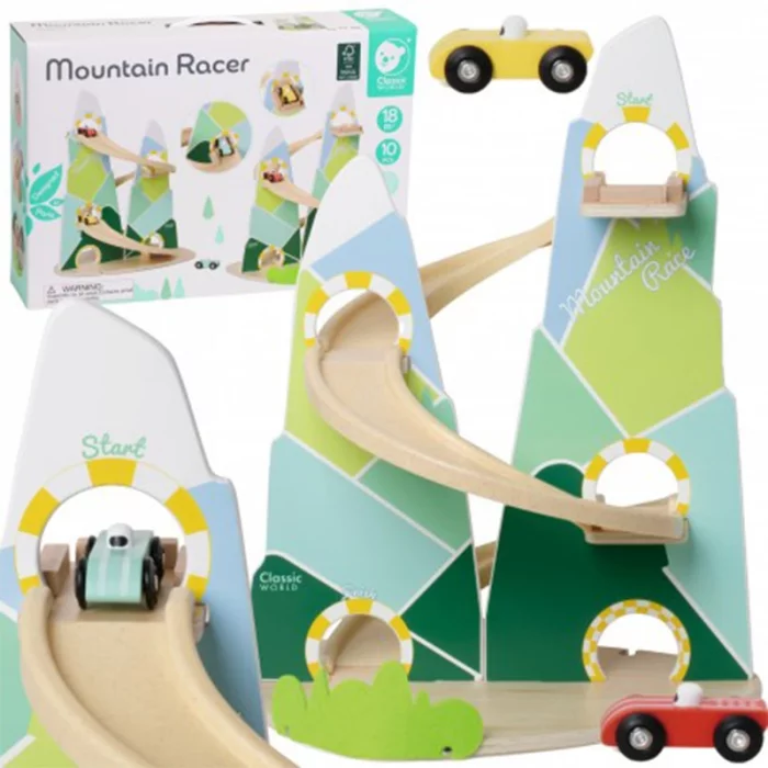 ریسینگ ماشین چوبی کلاسیک ورلد classic world Mountain Racer کد 20231