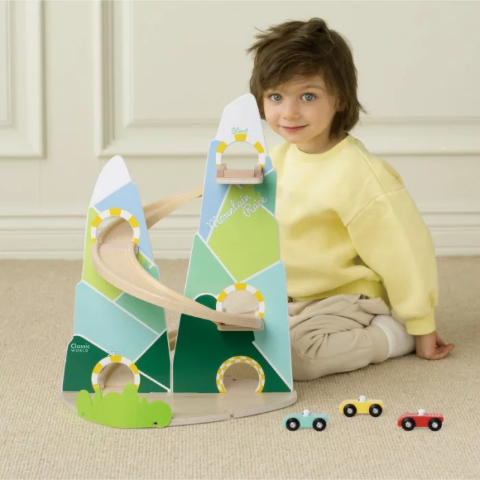 ریسینگ ماشین چوبی کلاسیک ورلد classic world Mountain Racer کد 20231