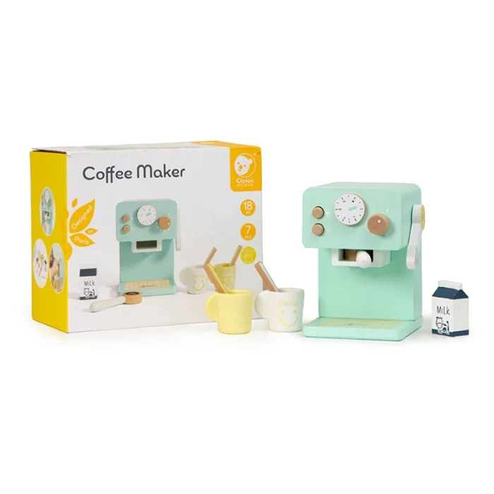 اسباب بازی قهوه ساز چوبی کلاسیک ورلد classic world  Coffee Maker کد 50560