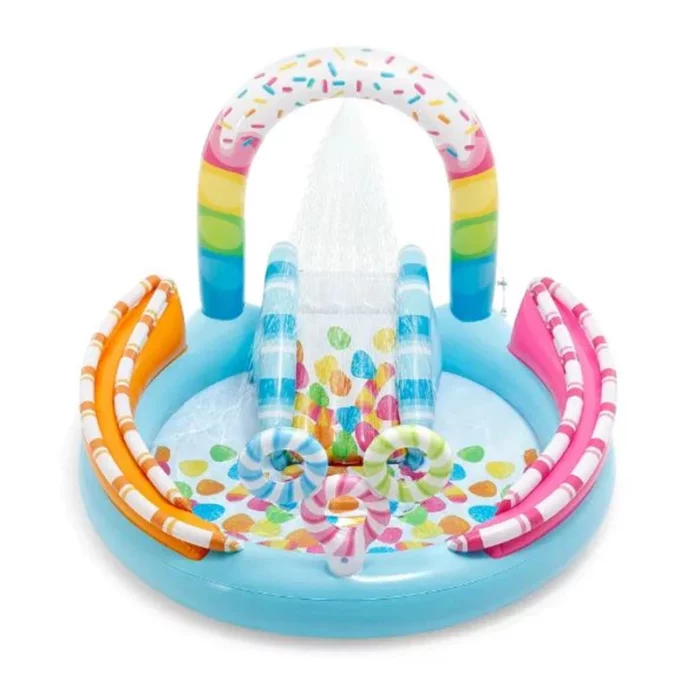 استخر بادی فواره دار اینتکس مدل آبنباتی کوچک Intex Candy کد 57144
