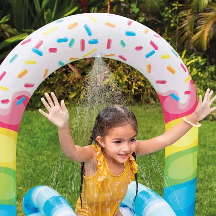 استخر بادی فواره دار اینتکس مدل آبنباتی کوچک Intex Candy کد 57144