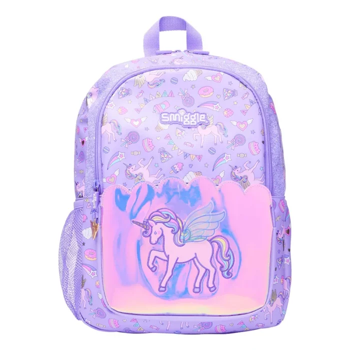 کوله پشتی اسمیگل طرح اسب یونیکورن بنفش کد 74165