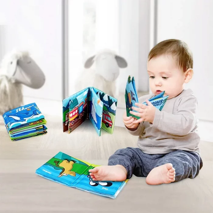 کتاب پارچه ای آموزشی مدل حیوانات کد 665322